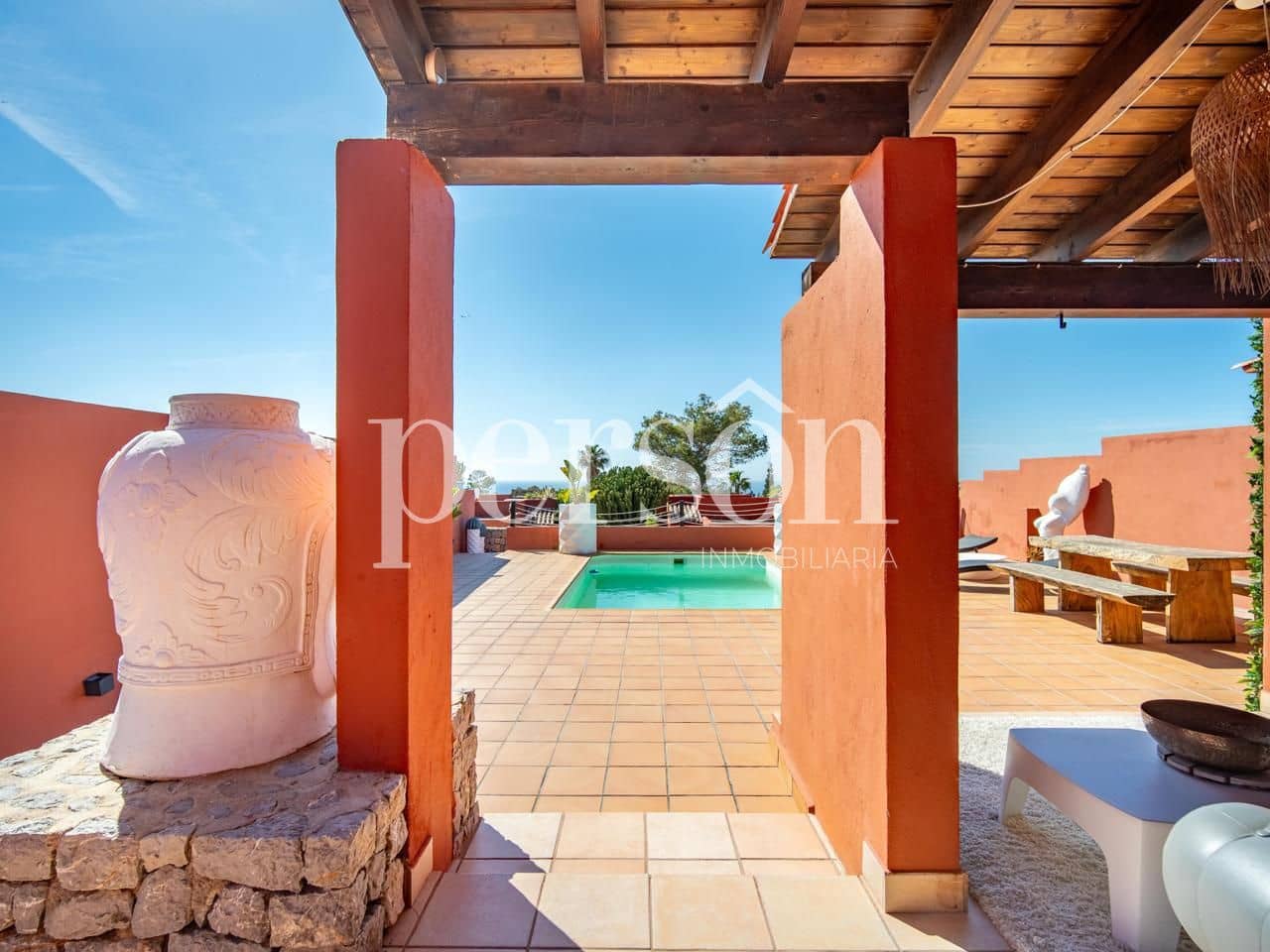 5 sypialnia Willa na sprzedaż w San Jose / Sant Josep de Sa Talaia z basenem garażem - 1 250 000 € (Ref: 9860950)