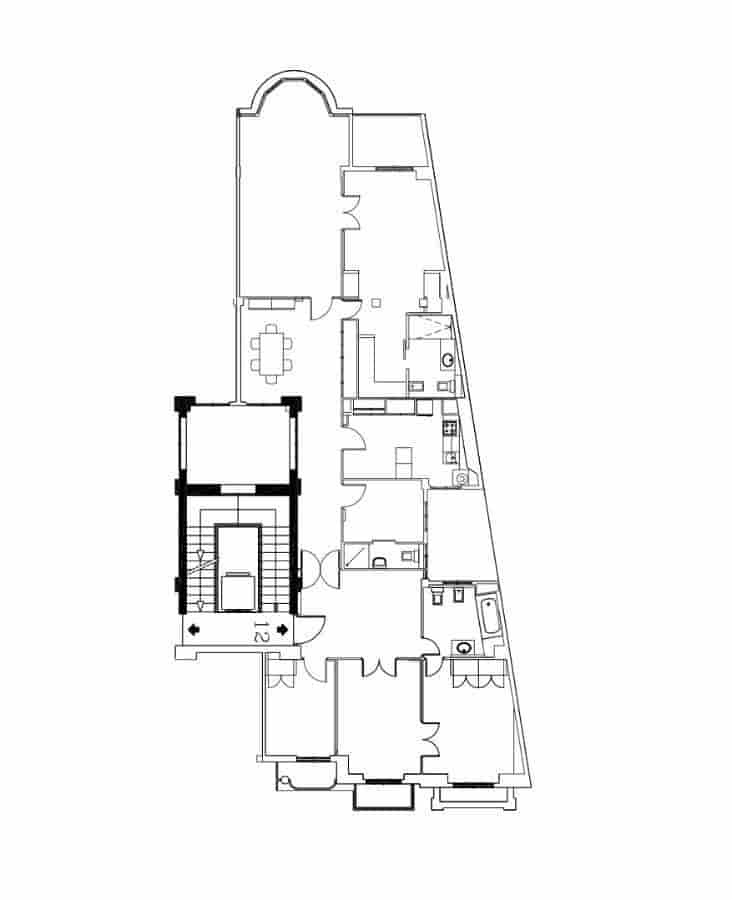 4 makuuhuone Asunto vuokrattavana paikassa Valencia kaupunki - 3 000 € (Ref: 10044211)