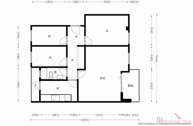 Piso de 3 habitaciones en València ciudad en venta - 199.000 € (Ref: 10075593)