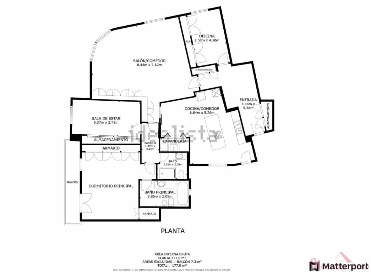 3 sovrum Lägenhet till salu i Valencia stad - 1 200 000 € (Ref: 7576041)