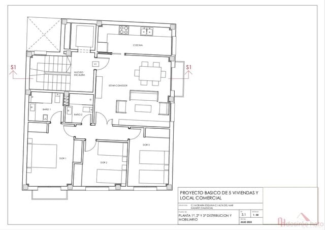 Tomt till salu i Natzaret, Valencia stad - 265 000 € (Ref: 7994716)