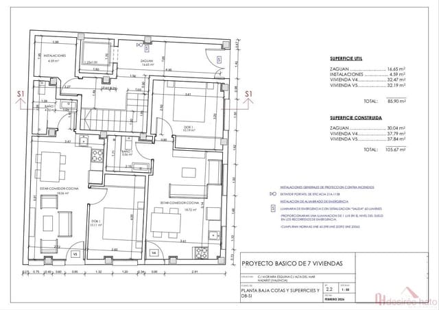 Terrain à Bâtir à vendre à Natzaret, Valence ville - 300 000 € (Ref: 7994716)