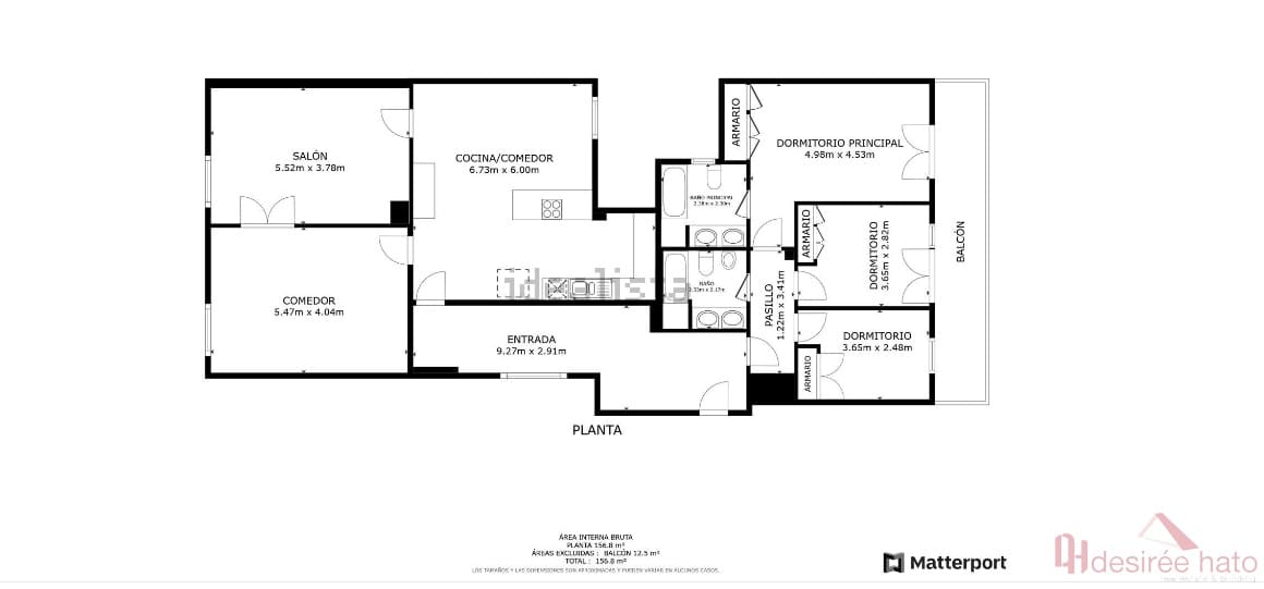 3 sypialnia Mieszkanie na sprzedaż w Miasto Walencja - 925 000 € (Ref: 8313463)