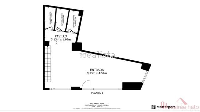 2 sypialnia Biuro do wynajęcia w Sant Francesc, Miasto Walencja - 1 200 € (Ref: 8439867)