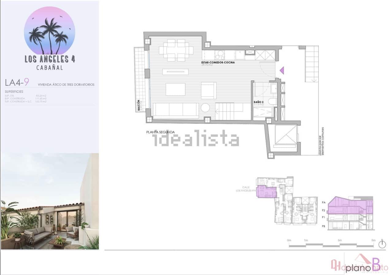 3 soveværelse Penthouse til salg i Valencia by - € 631.744 (Ref: 8548734)