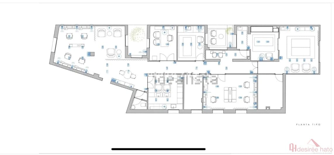 5 slaapkamer Kantoor te huur in Valencia stad - € 3.500 (Ref: 8949882)