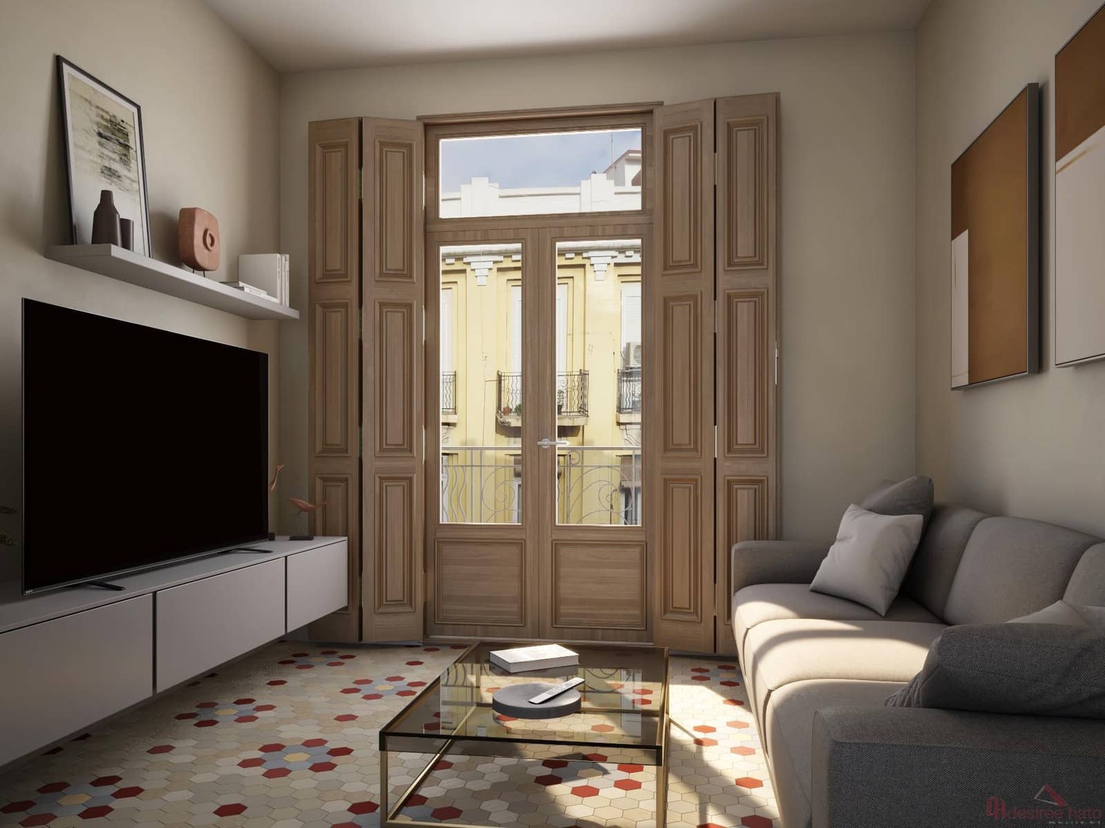 3 sypialnia Mieszkanie na sprzedaż w Miasto Walencja - 336 976 € (Ref: 8987677)