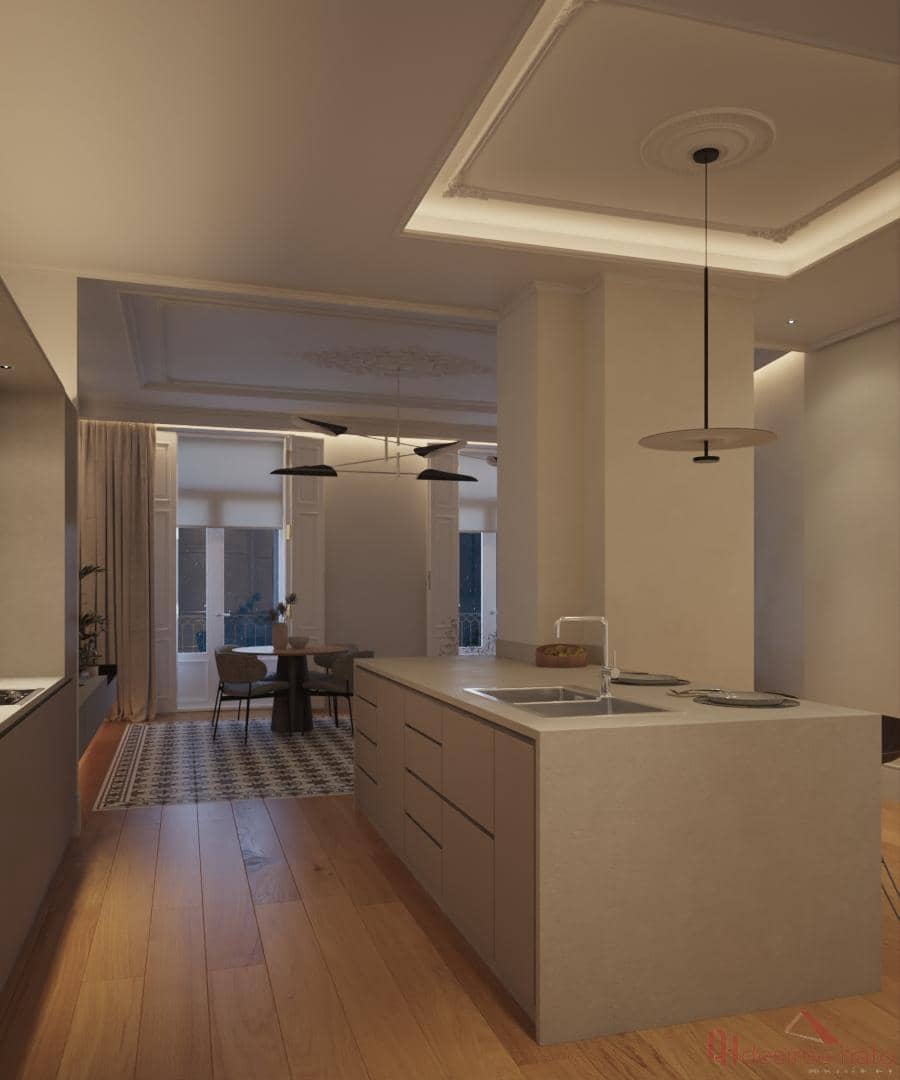 2 sypialnia Mieszkanie na sprzedaż w Miasto Walencja - 585 000 € (Ref: 9022643)