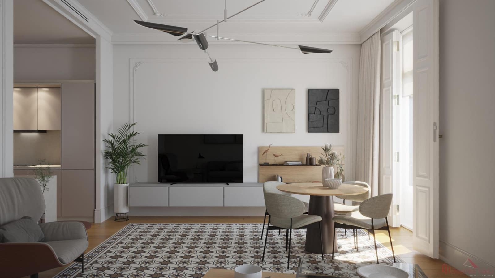 2 sypialnia Mieszkanie na sprzedaż w Miasto Walencja - 585 000 € (Ref: 9022643)