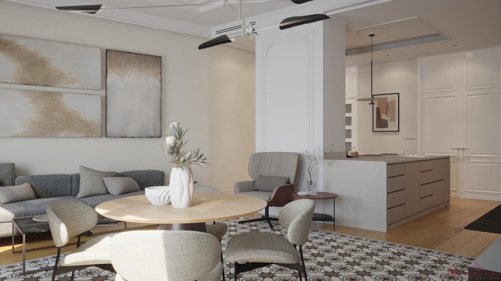 2 soveværelse Lejlighed til salg i Valencia by - € 560.000 (Ref: 9022647)