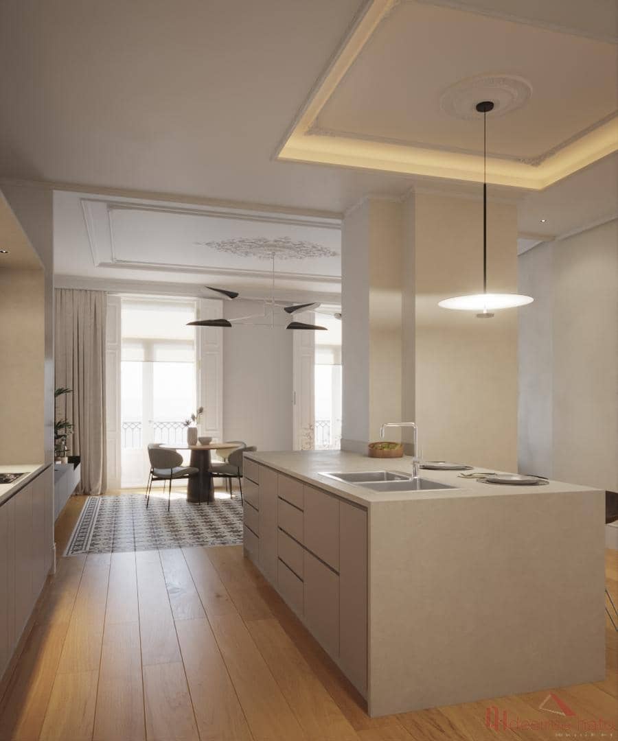 2 soveværelse Lejlighed til salg i Valencia by - € 560.000 (Ref: 9022647)