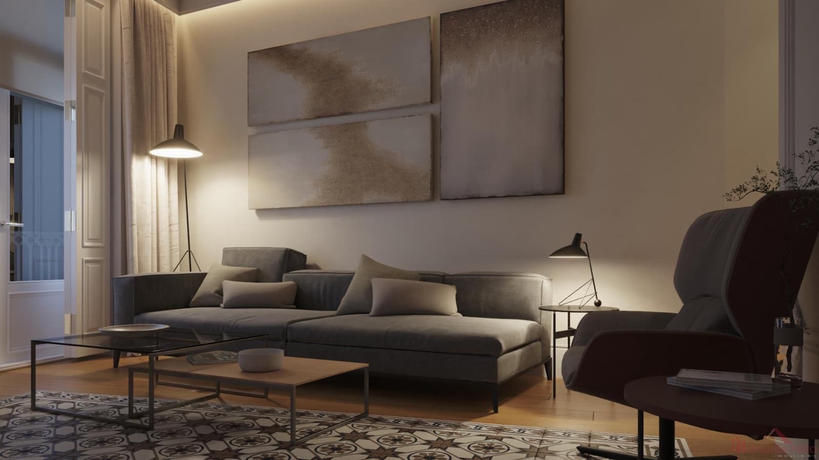 2 soveværelse Lejlighed til salg i Valencia by - € 560.000 (Ref: 9022647)