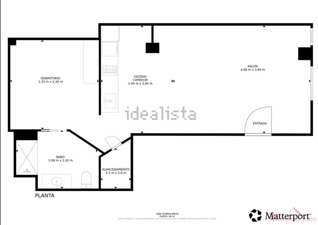 1 bedroom Flat for rent in Valencia city - € 1,500 (Ref: 9115586)