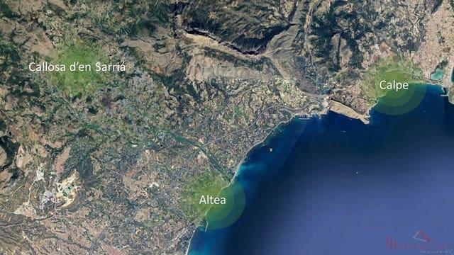 Byggegrund til salg i Alhama Springs, Altea - € 176.000 (Ref: 9219853)