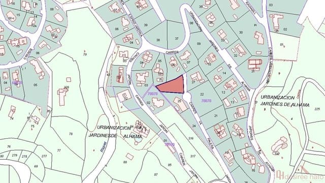 Byggegrund til salg i Alhama Springs, Altea - € 176.000 (Ref: 9219853)