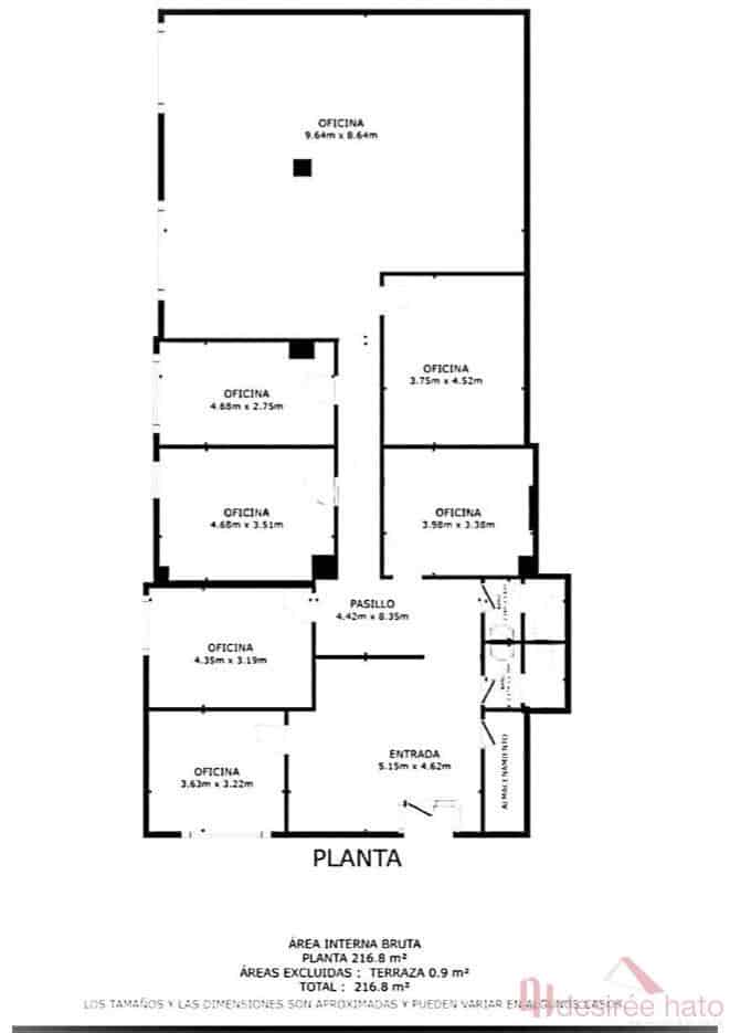 7 quarto Comercial para arrendar em Valencia cidade - 2 400 € (Ref: 9294079)