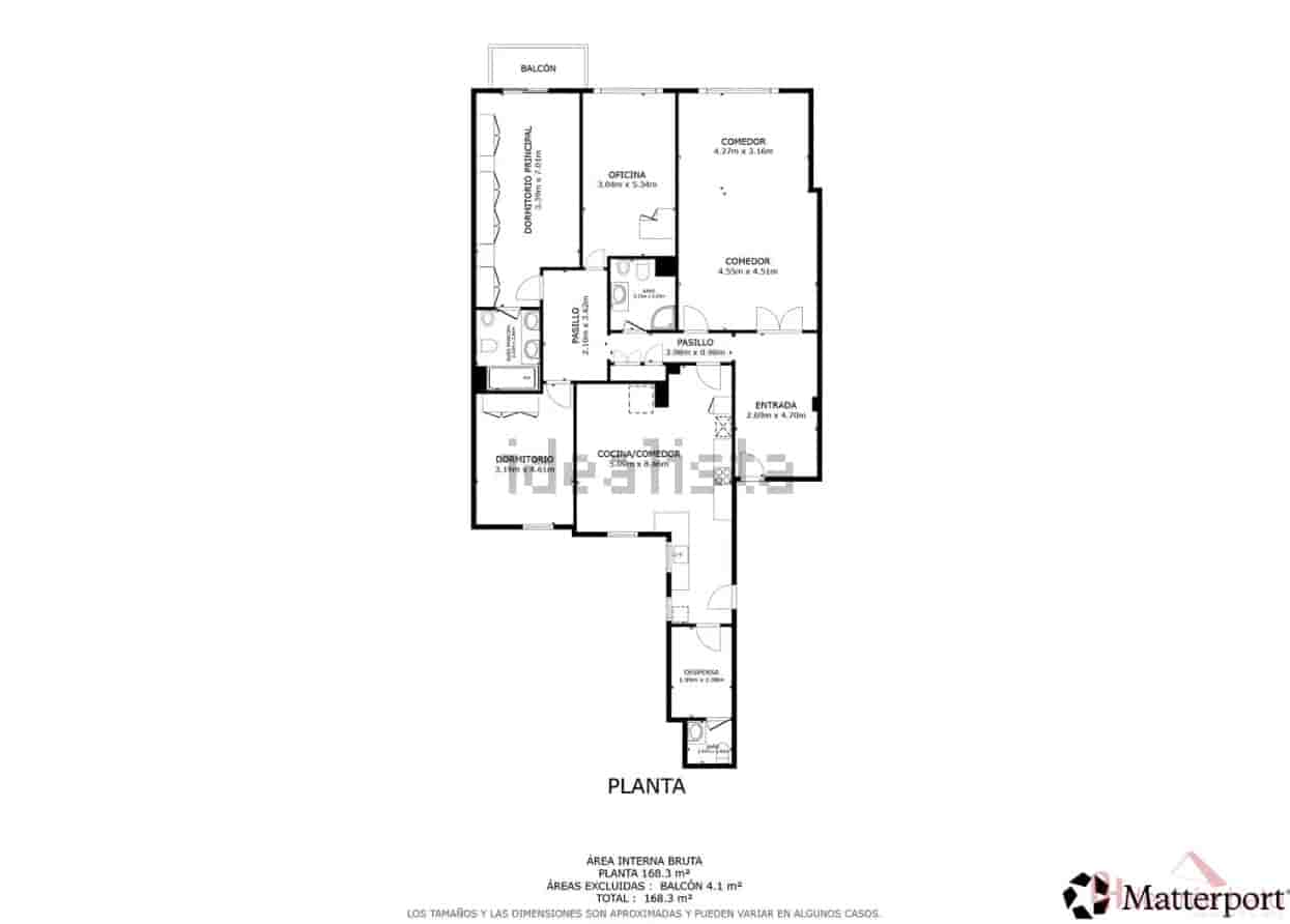 5 quarto Apartamento para venda em Valencia cidade com garagem - 1 280 000 € (Ref: 9448488)