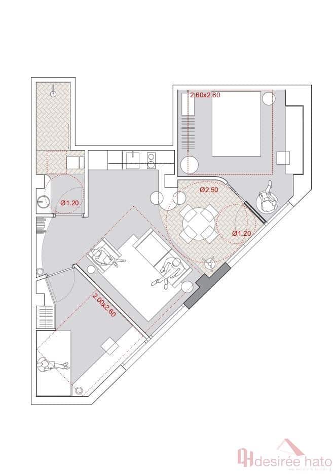 2 chambre Appartement à vendre à Valence ville - 200 000 € (Ref: 9740609)