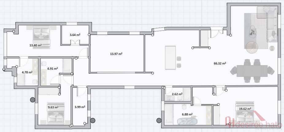 4 soverom Leilighet til salgs i Valencia by - € 1 200 000 (Ref: 9810429)
