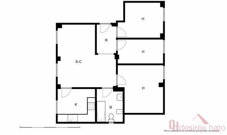 3 bedroom Flat for sale in Valencia city - € 299,000 (Ref: 9816007)