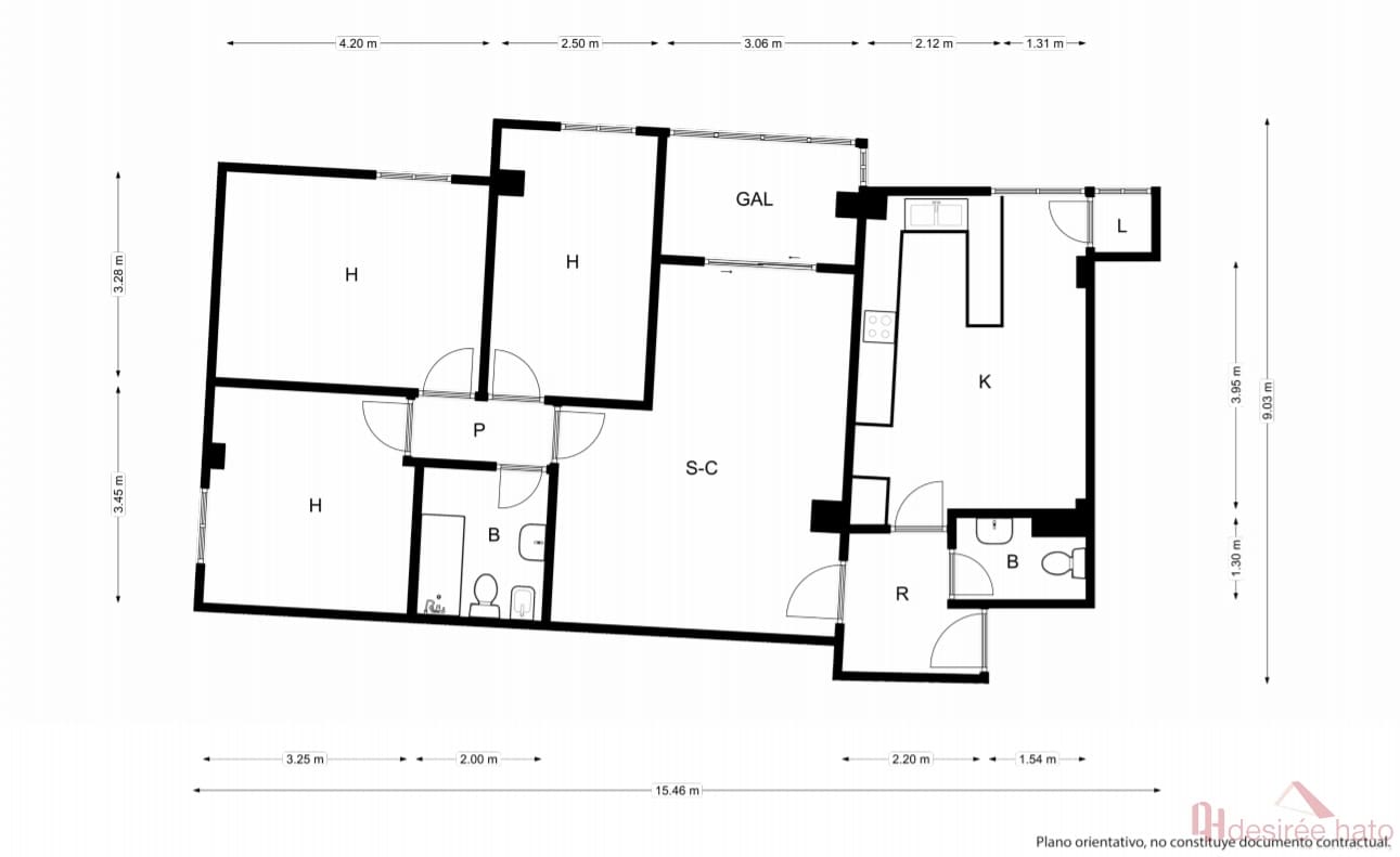 3 chambre Appartement à vendre à Valence ville - 218 000 € (Ref: 9830405)