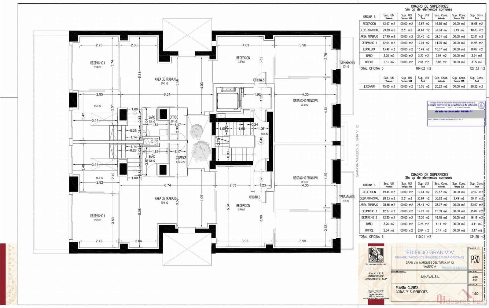 1 makuuhuone Toimisto vuokrattavana paikassa Valencia kaupunki - 2 800 € (Ref: 9843678)