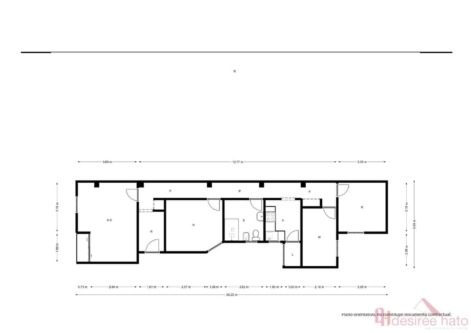 3 bedroom Flat for sale in Valencia city - € 265,000 (Ref: 9860252)