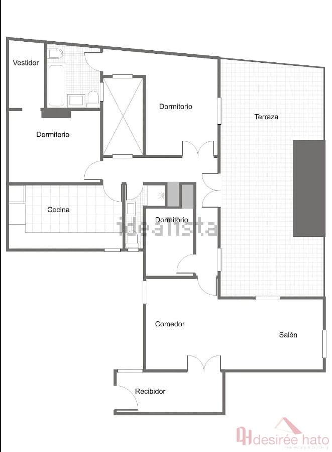 3 slaapkamer Penthouse te huur in Valencia stad met garage - € 2.200 (Ref: 9922451)