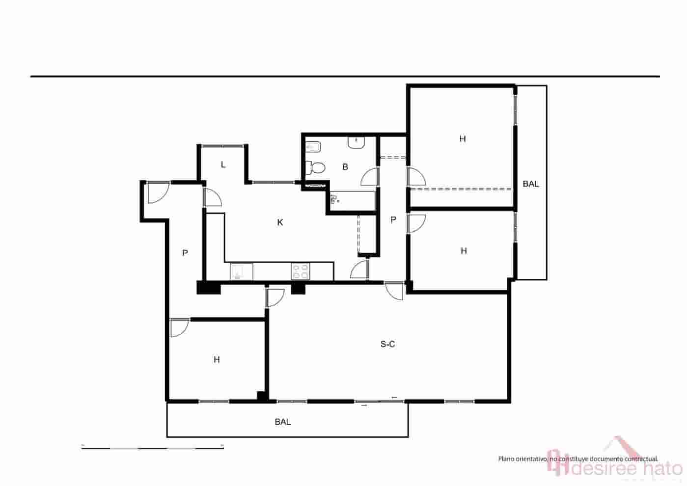 3 soveværelse Lejlighed til salg i Valencia by - € 275.000 (Ref: 9941568)