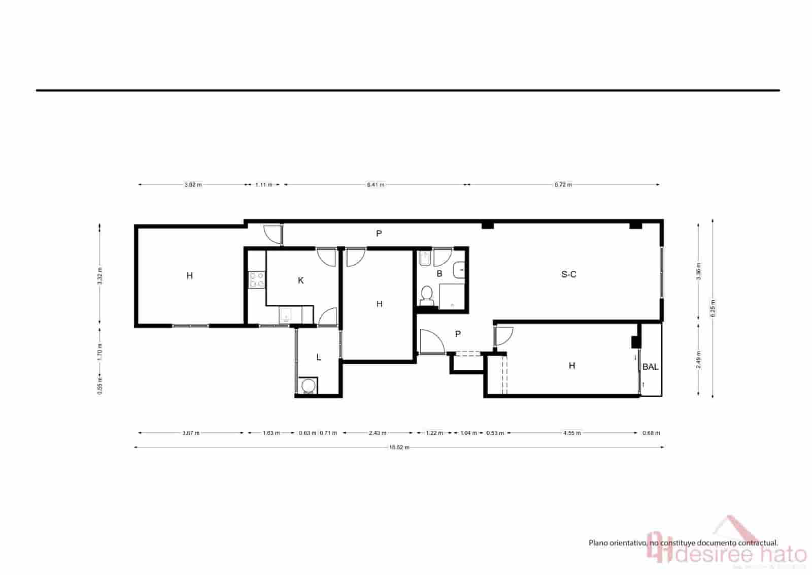 3 Zimmer Wohnung zu verkaufen in Valencia Stadt - 265.000 € (Ref: 9941569)