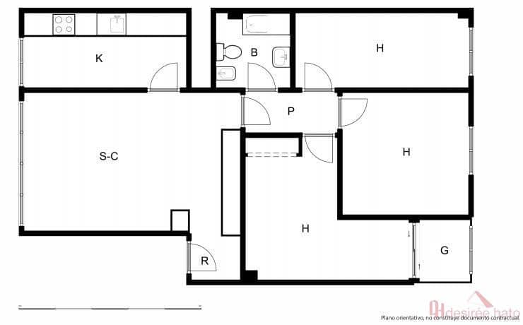 3 slaapkamer Flat te koop in Valencia stad - € 259.000 (Ref: 9984031)