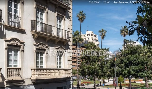 Leilighet til salgs i Sant Francesc, Valencia by - € 350 000 (Ref: 9993654)