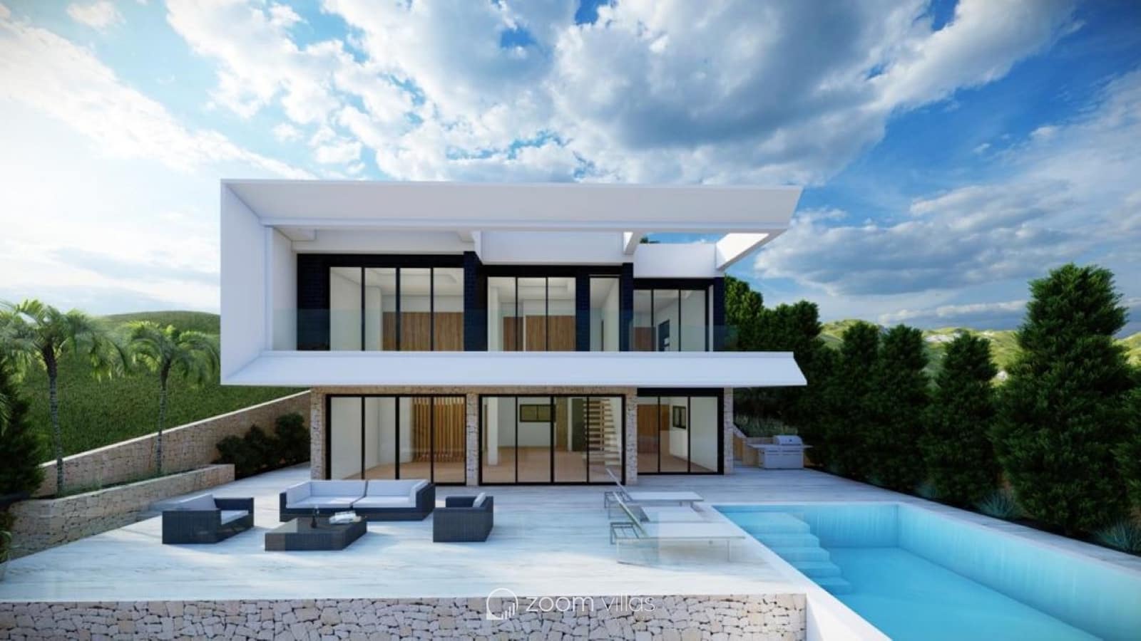4 sovrum Villa till salu i Altea med pool garage - 1 960 000 € (Ref: 10005990)