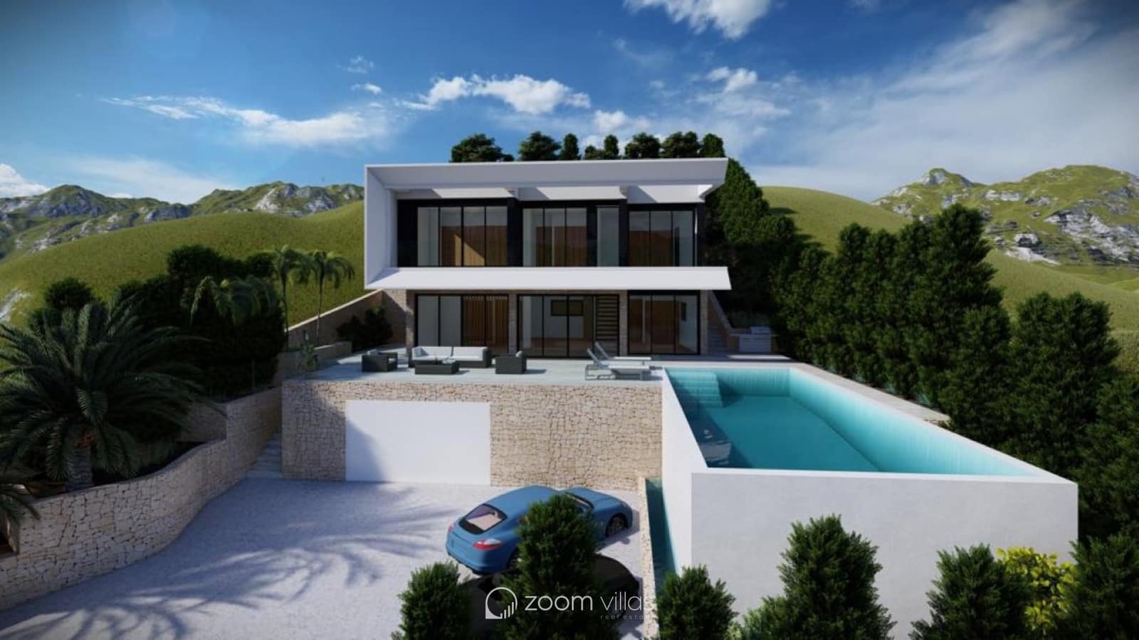 4 sovrum Villa till salu i Altea med pool garage - 1 960 000 € (Ref: 10005990)