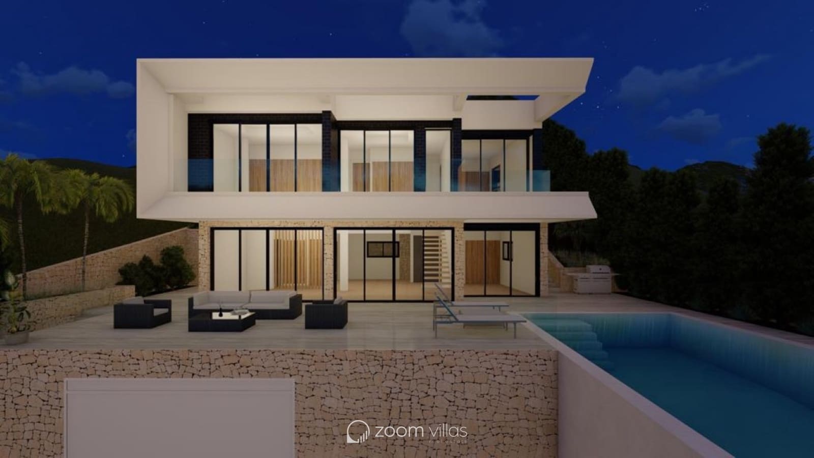 4 sovrum Villa till salu i Altea med pool garage - 1 960 000 € (Ref: 10005990)