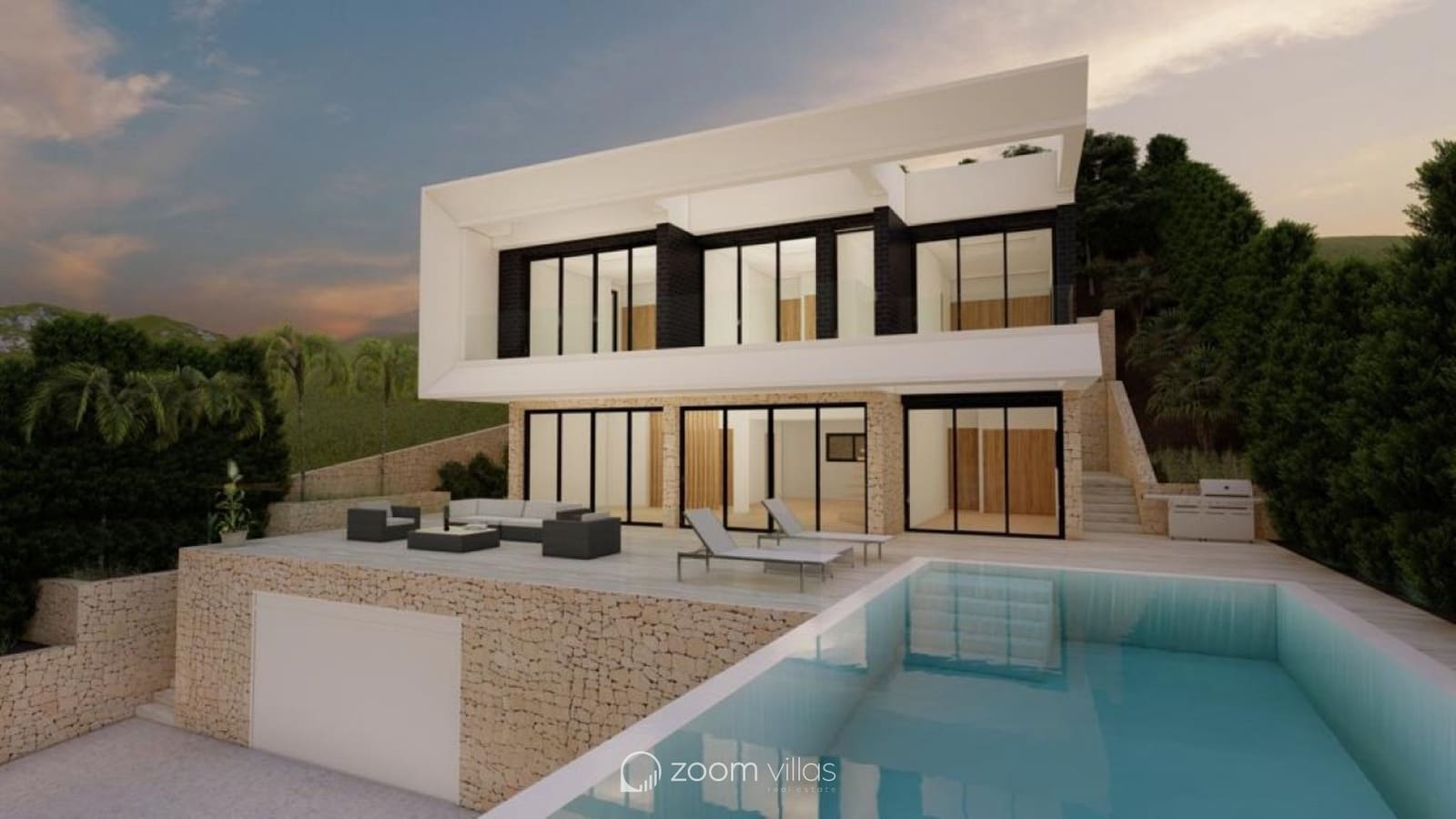 4 sovrum Villa till salu i Altea med pool garage - 1 960 000 € (Ref: 10005990)