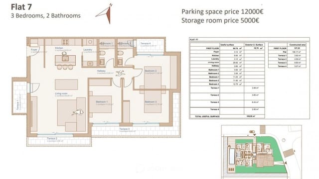 3 quarto Apartamento para venda em Centro ciudad, Javea / Xàbia com piscina - 428 000 € (Ref: 10006706)