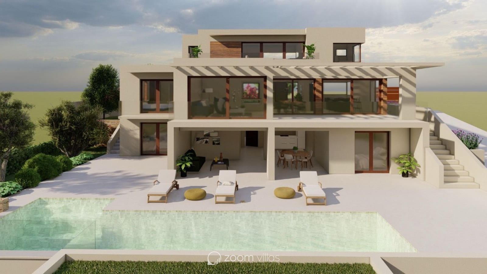 Chalet de 4 habitaciones en Moraira en venta con piscina garaje - 2.750.000 € (Ref: 10006743)