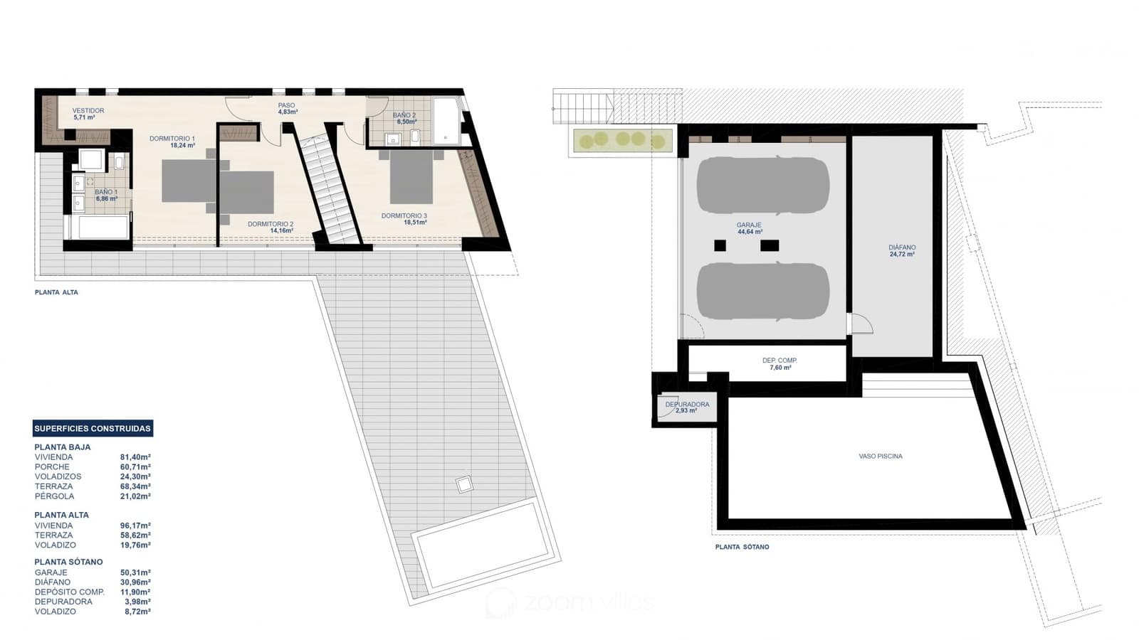 Chalet de 3 habitaciones en Javea / Xàbia en venta con piscina garaje - 1.620.000 € (Ref: 10007095)