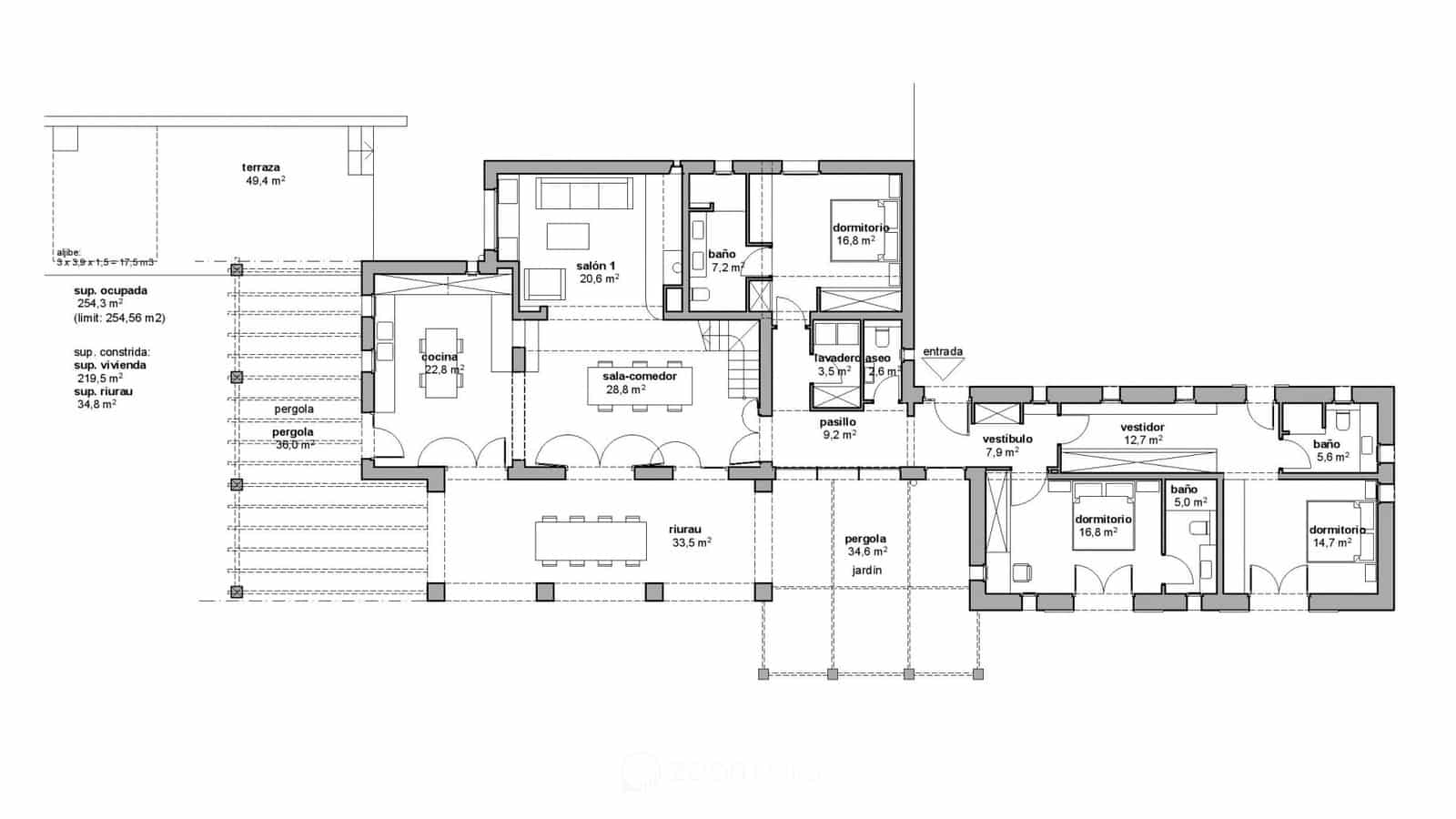 4 chambre Villa/Maison à vendre à Moraira avec piscine - 2 390 000 € (Ref: 10019401)