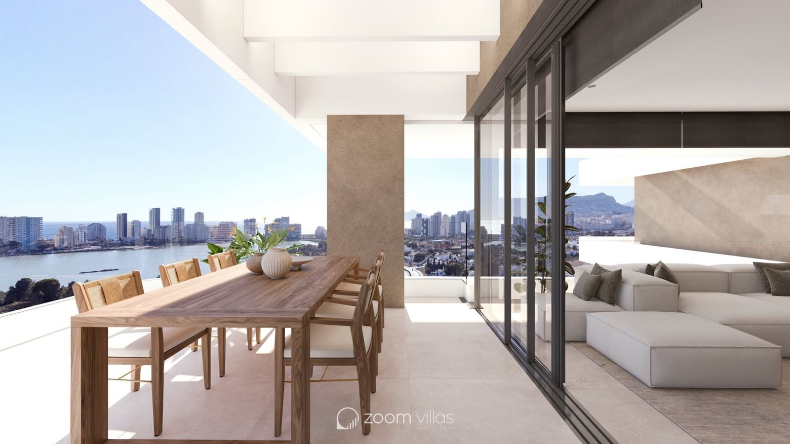 2 sypialnia Apartament na sprzedaż w Calpe / Calp z basenem garażem - 668 400 € (Ref: 10030673)