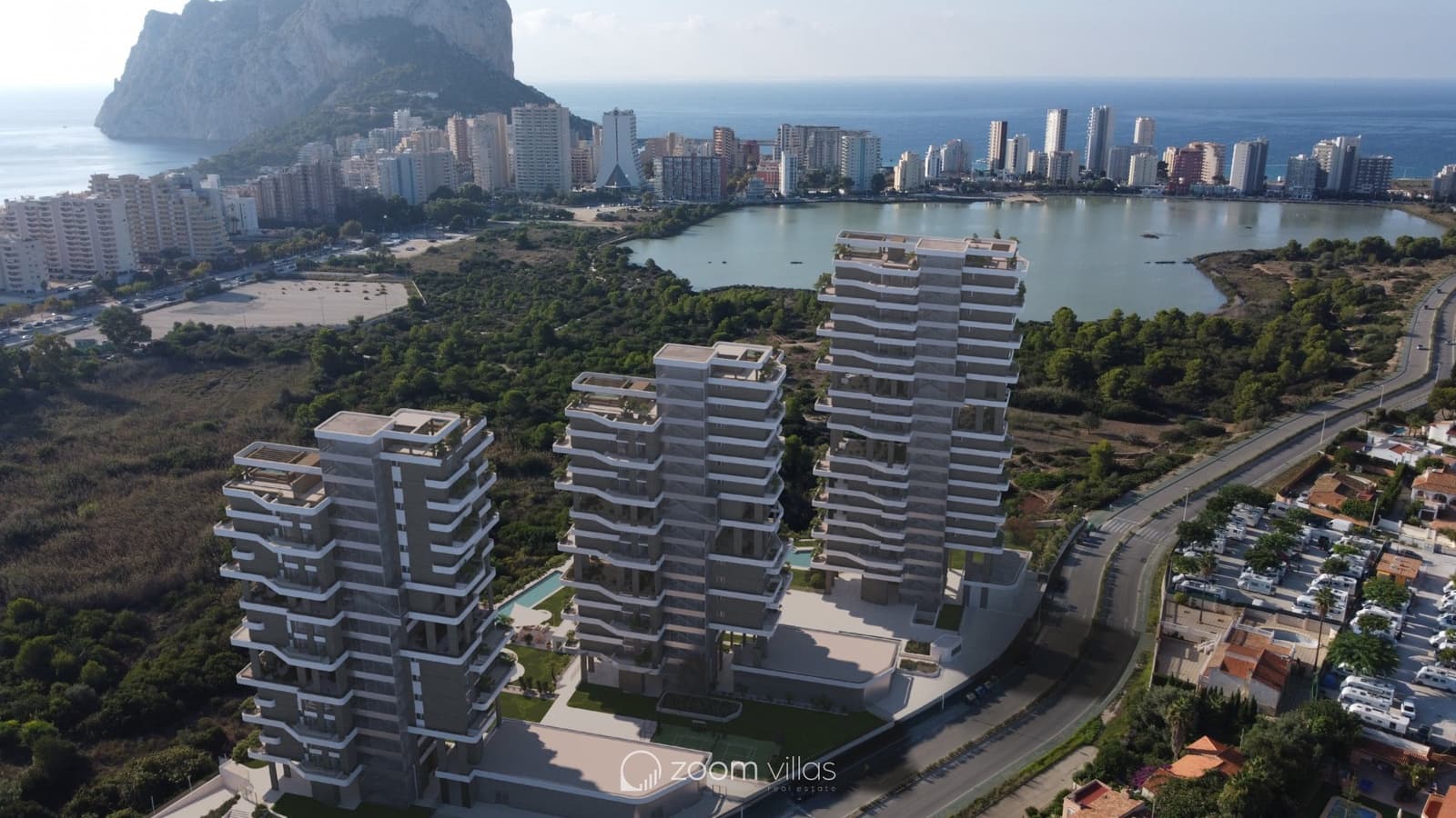 2 sypialnia Apartament na sprzedaż w Calpe / Calp z basenem garażem - 668 400 € (Ref: 10030673)