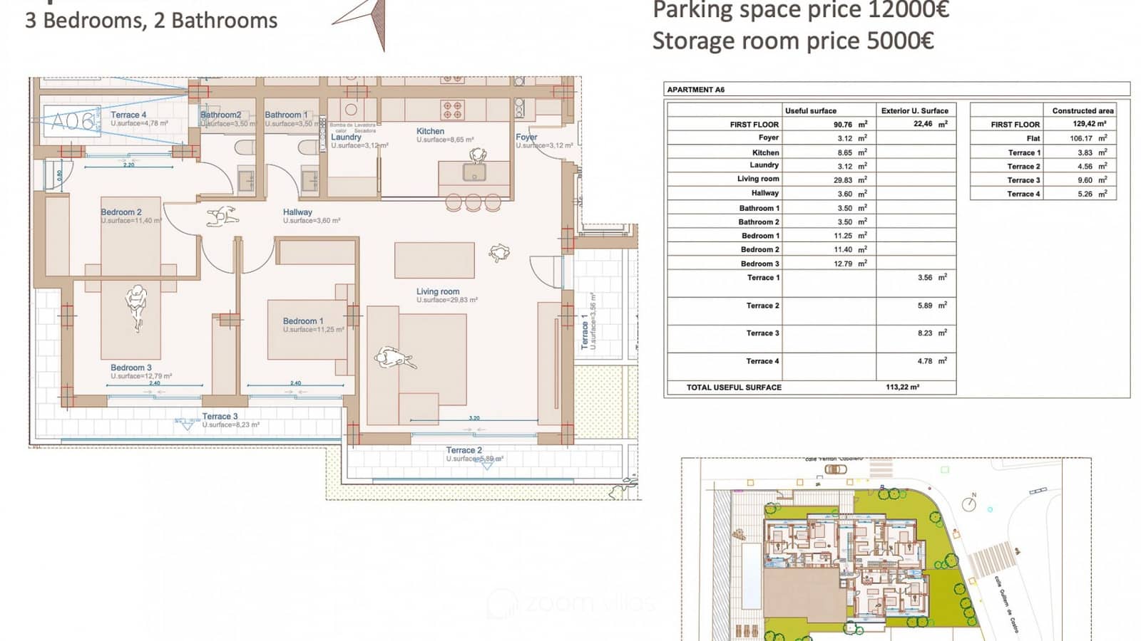 3 sypialnia Apartament na sprzedaż w Javea / Xabia z basenem - 428 000 € (Ref: 10070953)