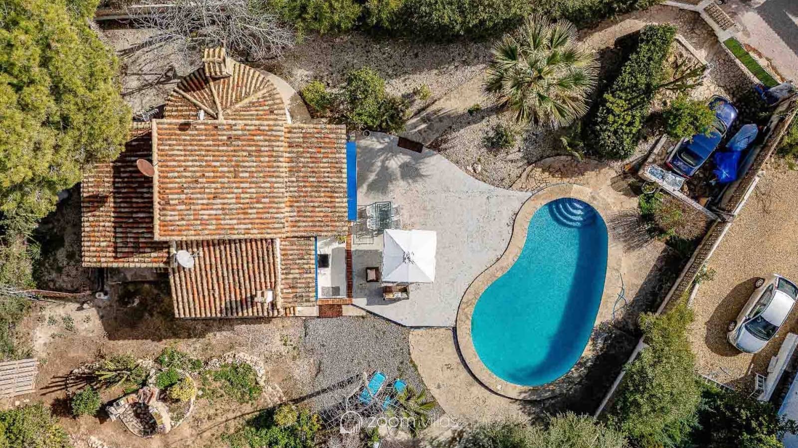 2 chambre Villa/Maison à vendre à Moraira avec piscine garage - 550 000 € (Ref: 10111177)