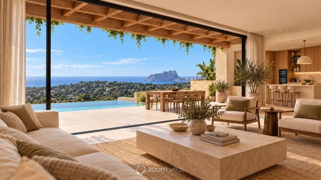 4 soverom Villa til salgs i Benimeit - Tabaira, Teulada-Moraira med svømmebasseng garasje - € 3 590 000 (Ref: 10174189)