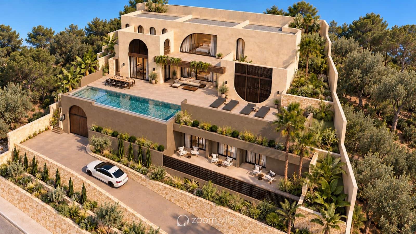 4 chambre Villa/Maison à vendre à Moraira avec piscine garage - 3 590 000 € (Ref: 10174189)