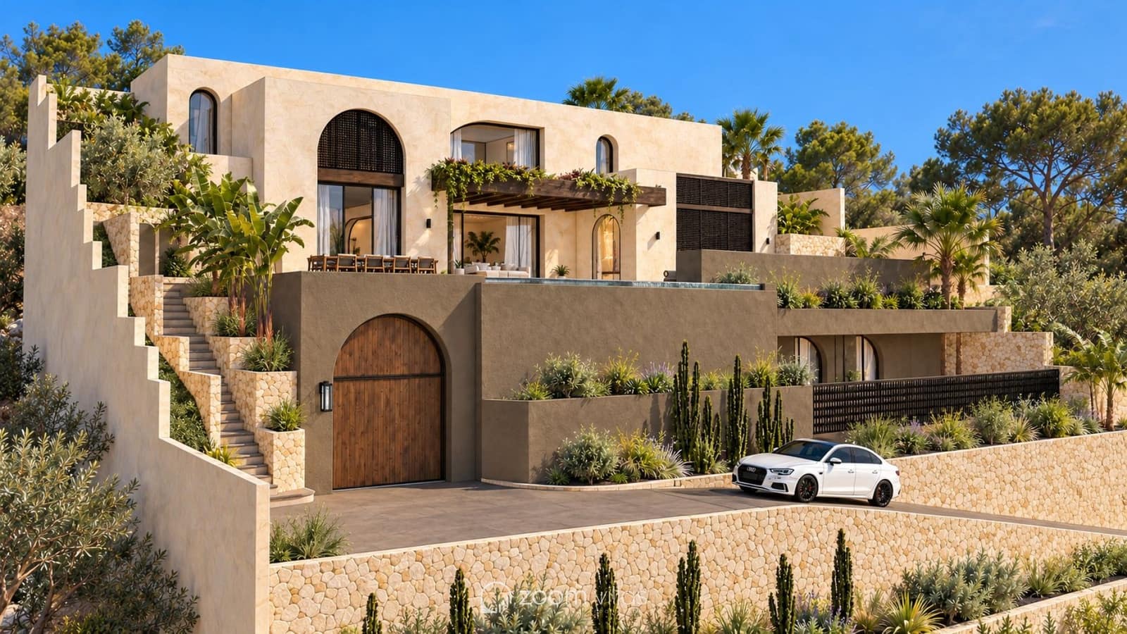 4 chambre Villa/Maison à vendre à Moraira avec piscine garage - 3 590 000 € (Ref: 10174189)