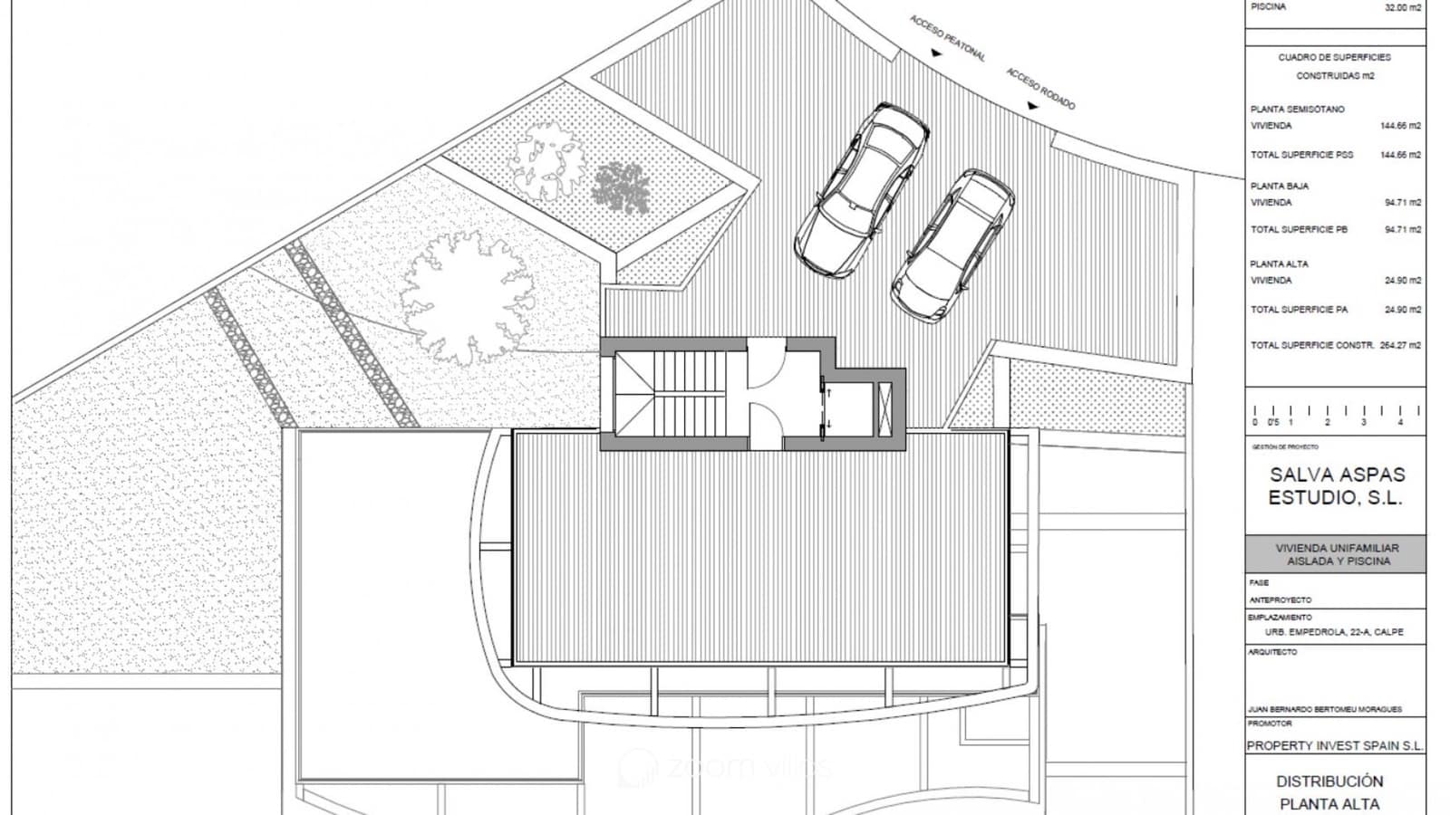 4 chambre Villa/Maison à vendre à Calpe / Calp avec piscine - 1 360 000 € (Ref: 8463130)