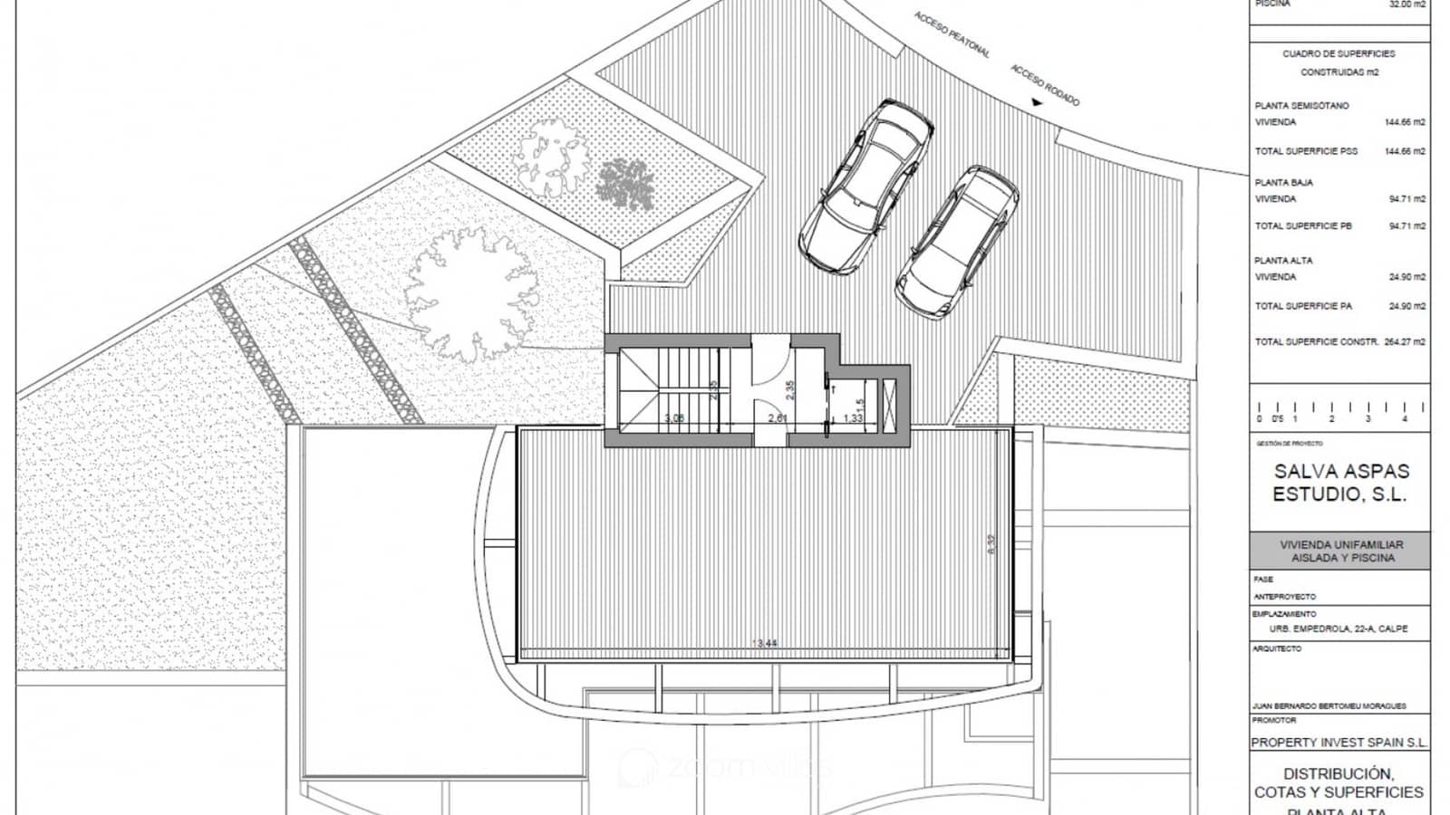 4 chambre Villa/Maison à vendre à Calpe / Calp avec piscine - 1 360 000 € (Ref: 8463130)