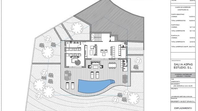 Chalet de 4 habitaciones en Cometa - Carrió, Calpe / Calp en venta con piscina - 1.360.000 € (Ref: 8463130)